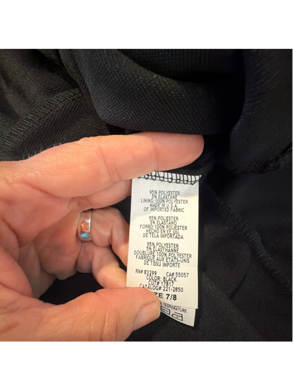 Women's Jump Apparel Black Halter Prom Dress Juniors 7/8 - Picture 11 of 13